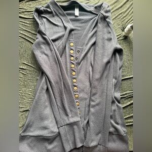 Zanana outfitters medium gray cardigan